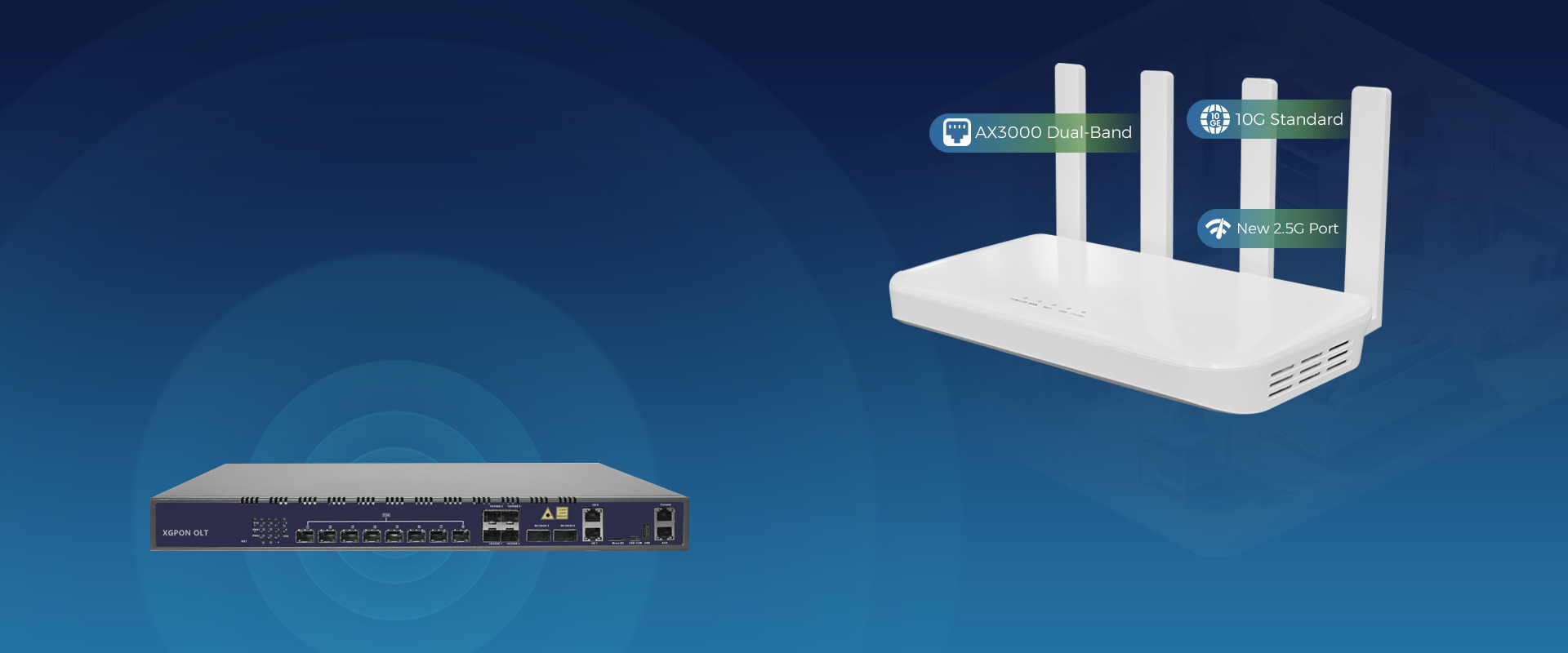 Advanced na GPON OLT na may WIFI 6